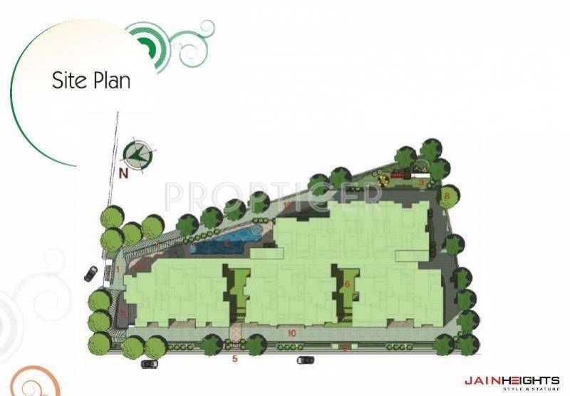  corona Images for Site Plan of Jain Corona