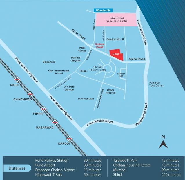 Images for Location Plan of Pharande L Axis Phase 1 Cluster B