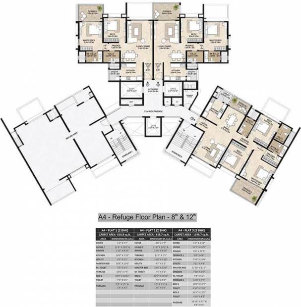 Images for Cluster Plan of Mahindra Antheia A4