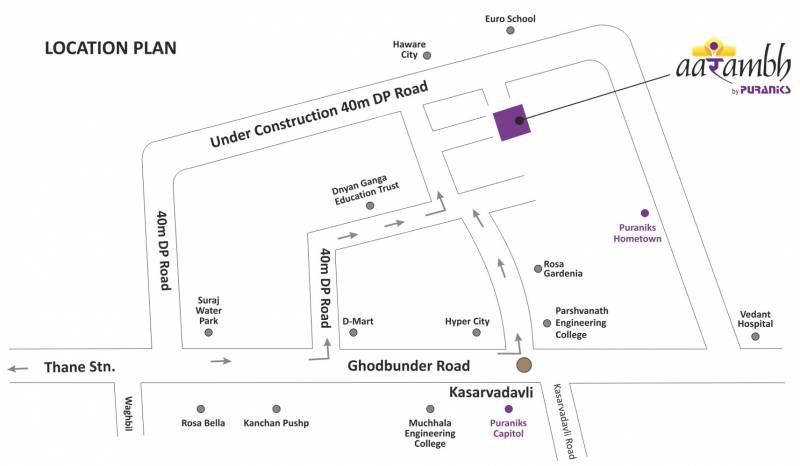  aarambh-c Images for Location Plan of Puraniks Aarambh C