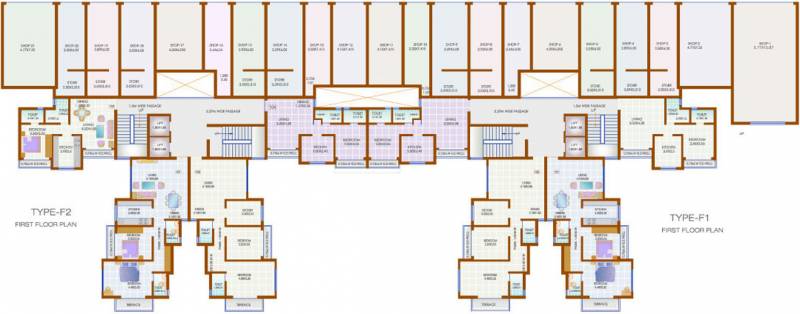 Images for Cluster Plan of Stalwart Usha Kiran Residency F1 F2