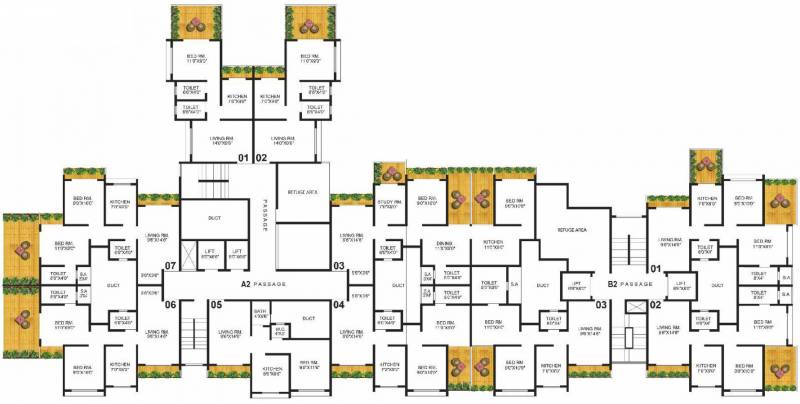 Images for Cluster Plan of Mohan Willows II