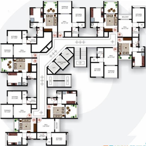  nano-estates-i Images for Cluster Plan of Mohan Nano Estates I