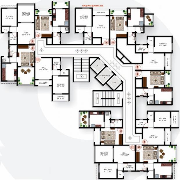  nano-estates-i Images for Cluster Plan of Mohan Nano Estates I