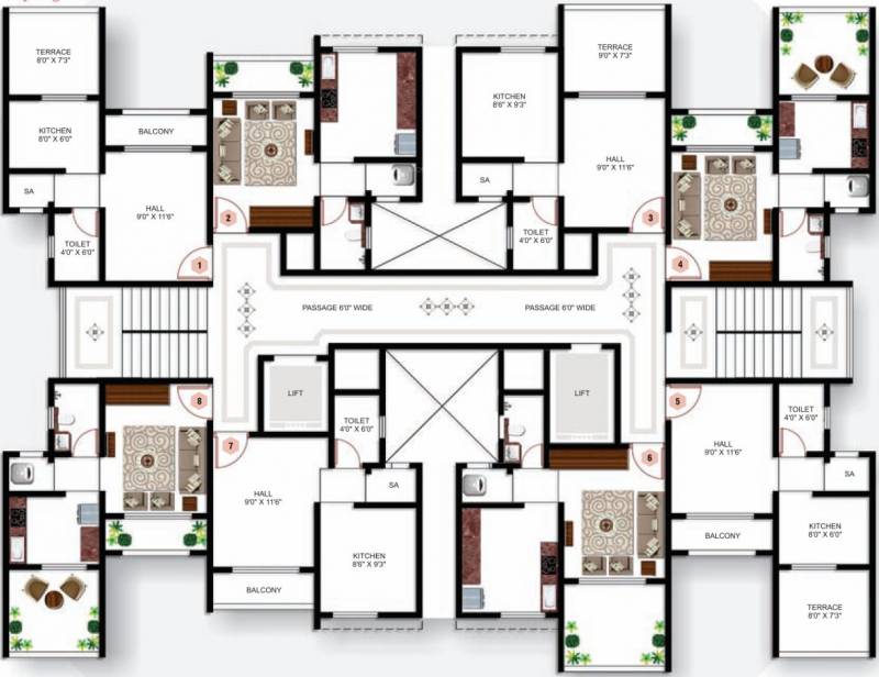  nano-estates-i Images for Cluster Plan of Mohan Nano Estates I
