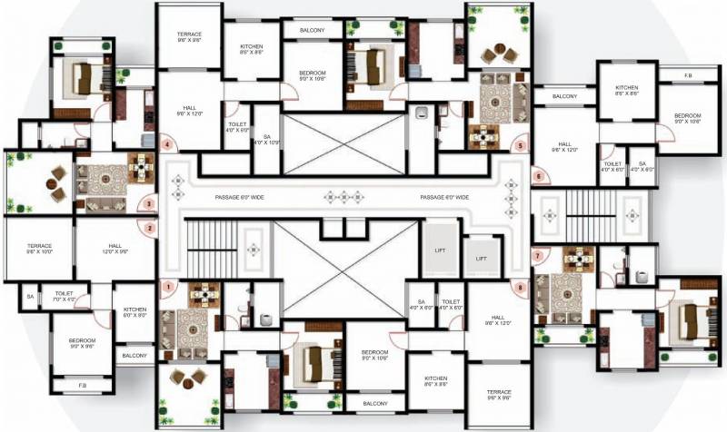  nano-estates-i Images for Cluster Plan of Mohan Nano Estates I