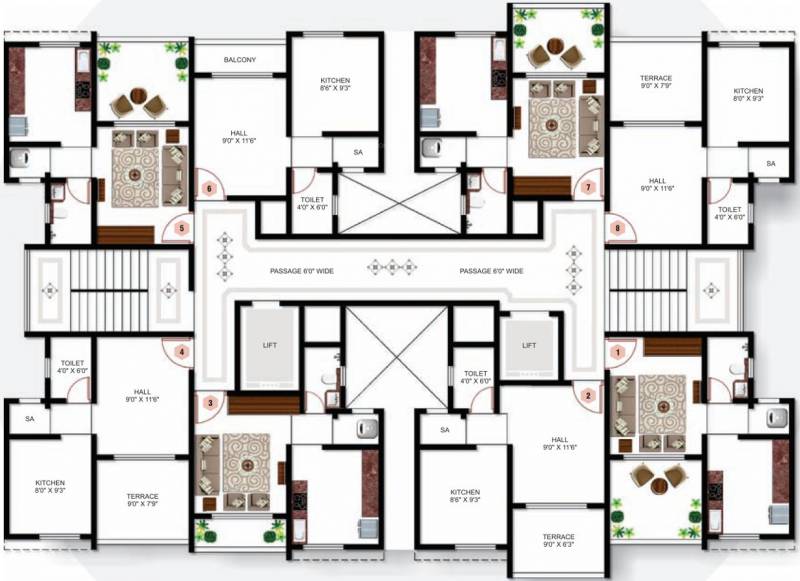  nano-estates-i Images for Cluster Plan of Mohan Nano Estates I