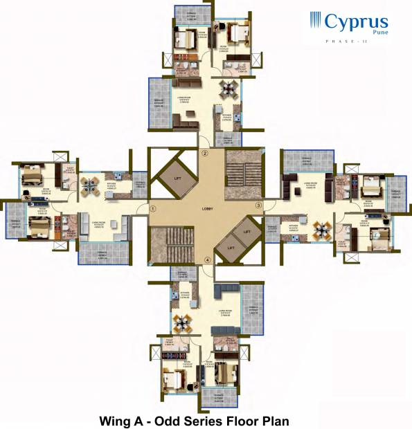 Images for Cluster Plan of Kanakia Cyprus
