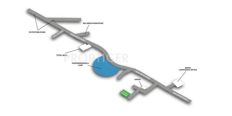 Images for Location Plan of Vaishnavi Group Bangalore Orchids