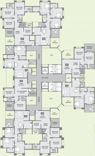 Images for Cluster Plan of Anshul Sara A Building
