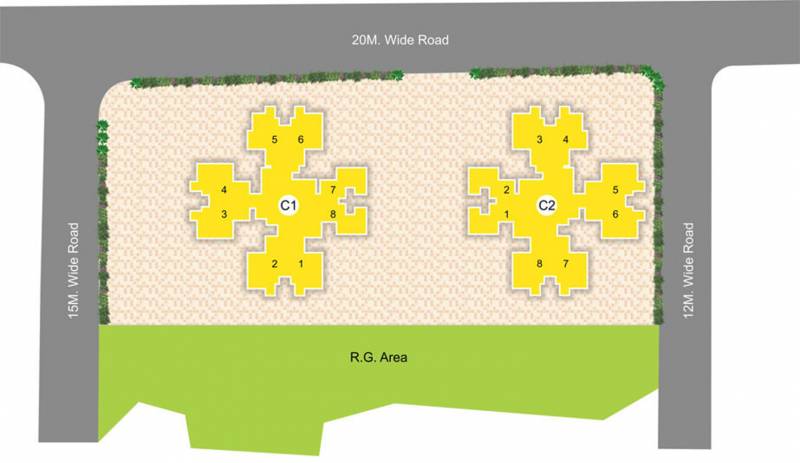 Images for Layout Plan of Raunak Unnathi Woods Phase III C1