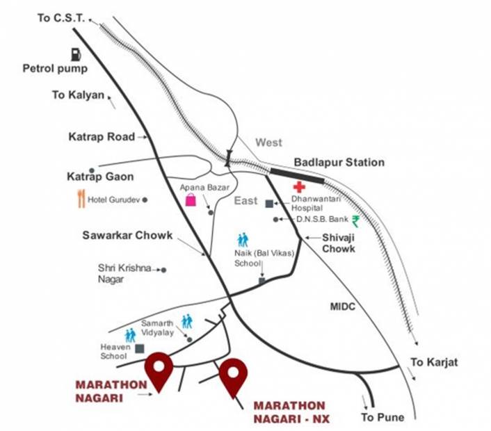 Images for Location Plan of Marathon Nagari NX Vitoria D