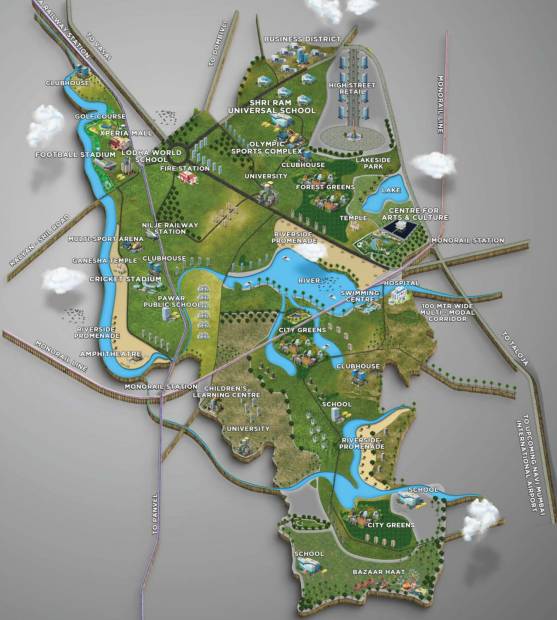 Images for Master Plan of Lodha Palava Aurora B C