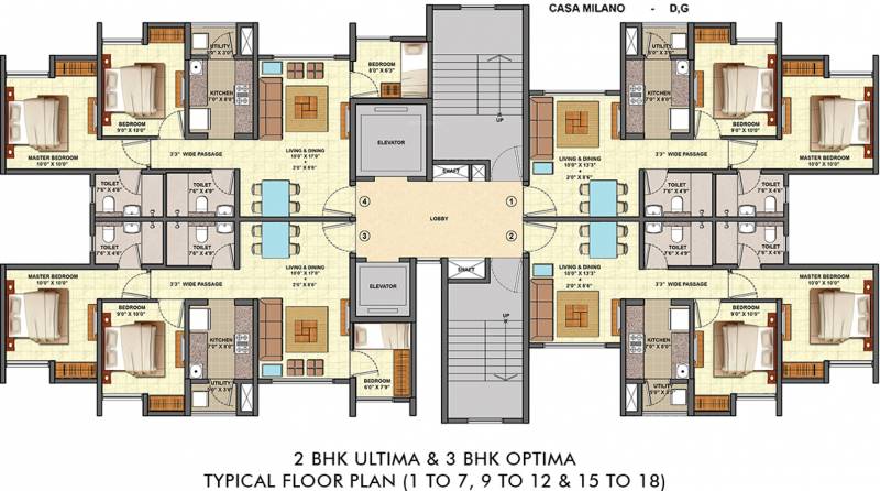  palava-milano-d-g Images for Cluster Plan of Lodha Palava Milano D G