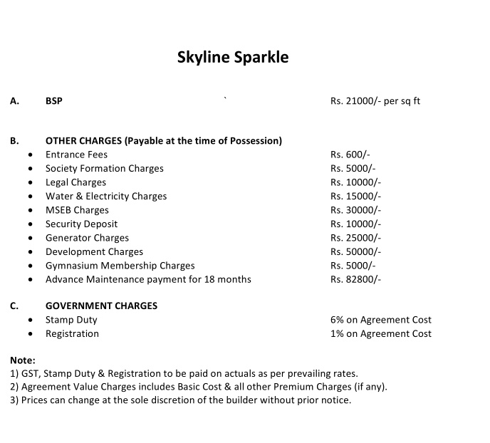 sparkle-wing-c Construction Linked Payment (CLP) Payment Plan