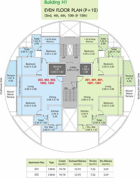 Images for Cluster Plan of Kumar Park Infinia Phase III