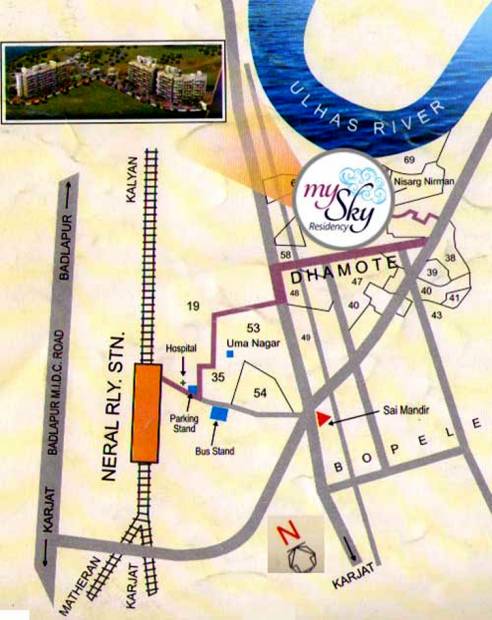 Images for Location Plan of Ashapura My Sky Residency Phase I