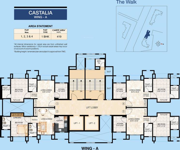 Images for Cluster Plan of Hiranandani Castalia