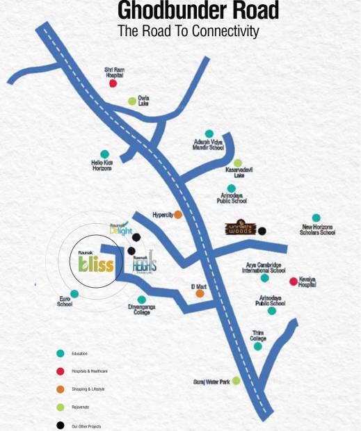 Images for Location Plan of Raunak Raunak Bliss Phase A A3