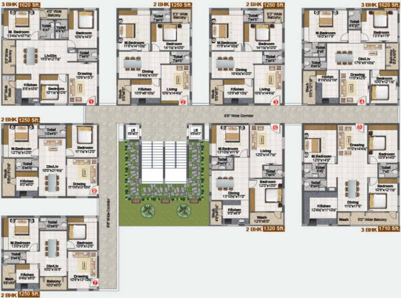 Images for Cluster Plan of  Amulya Heights