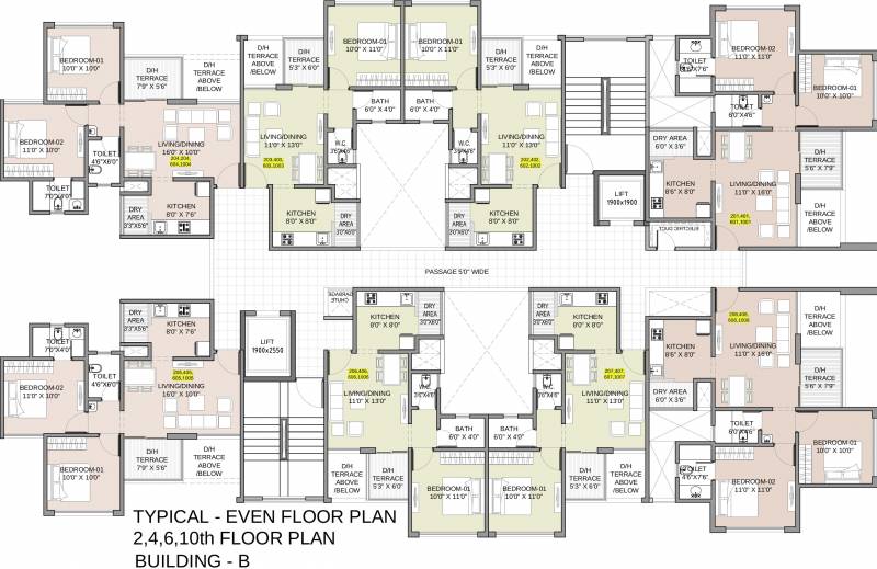 Images for Cluster Plan of Gayatri Properties Twin Towers