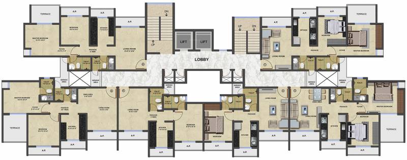 Images for Cluster Plan of Vasant Elite