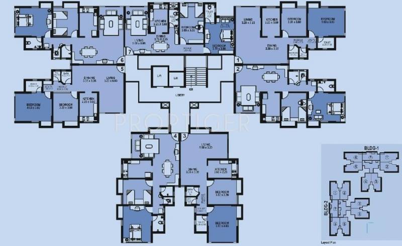  riverside Tower- 1 Cluster Plan