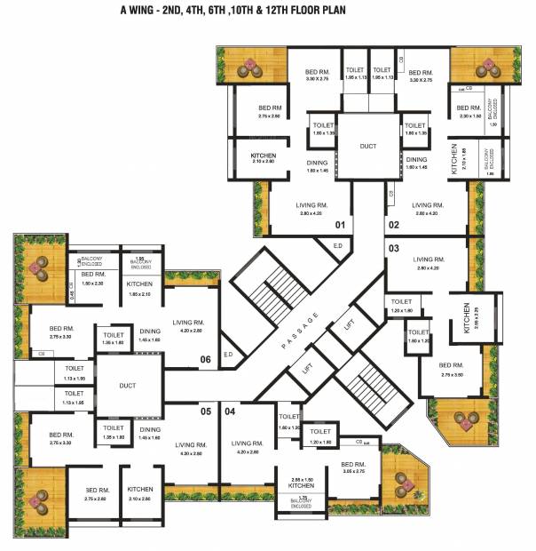 Images for Cluster Plan of Mohan Willows I