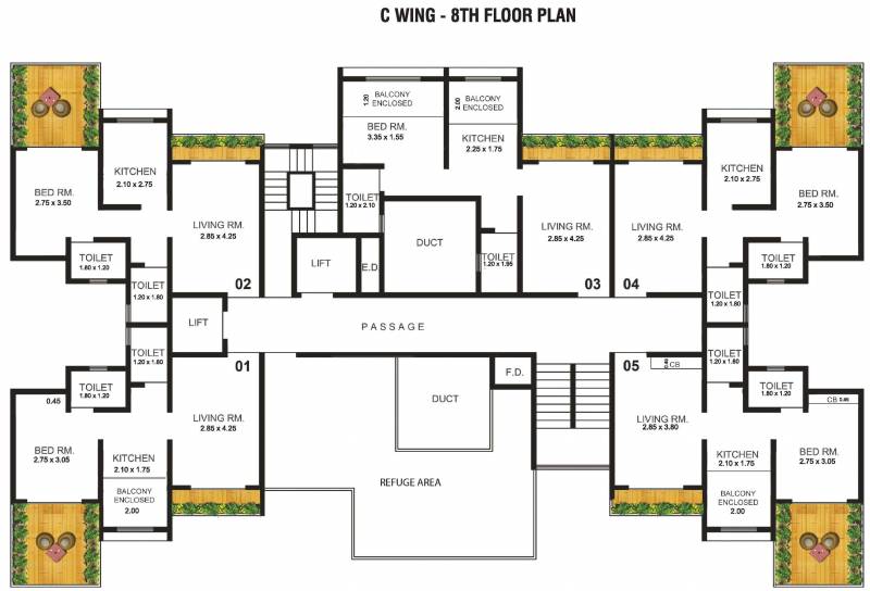 Images for Cluster Plan of Mohan Willows I