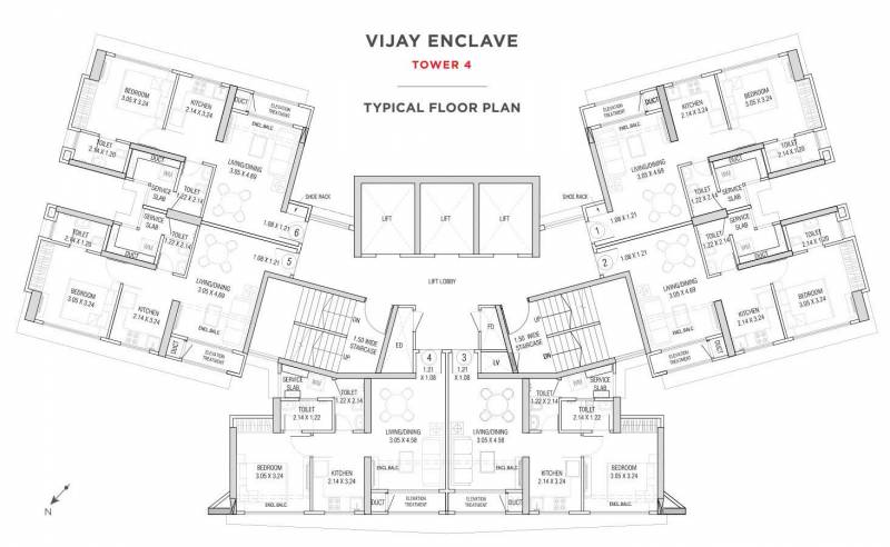 Images for Cluster Plan of Vijay Enclave