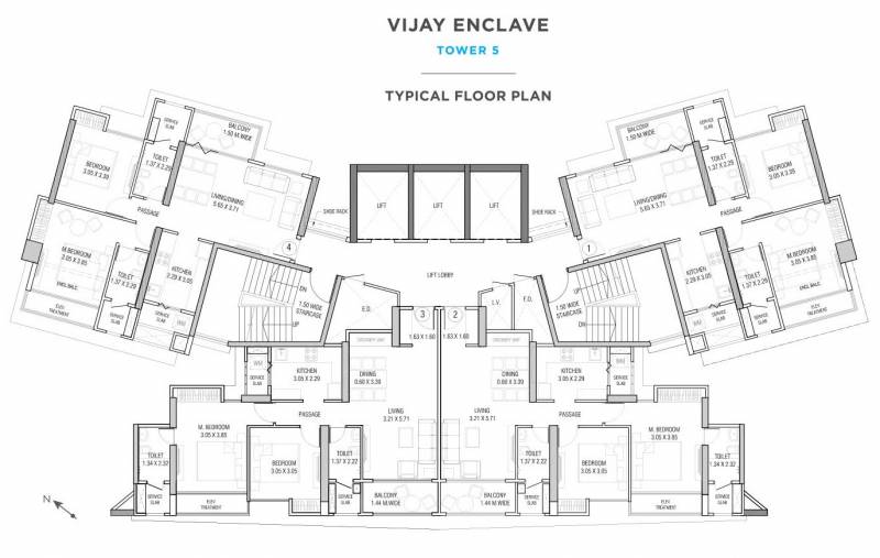 Images for Cluster Plan of Vijay Enclave