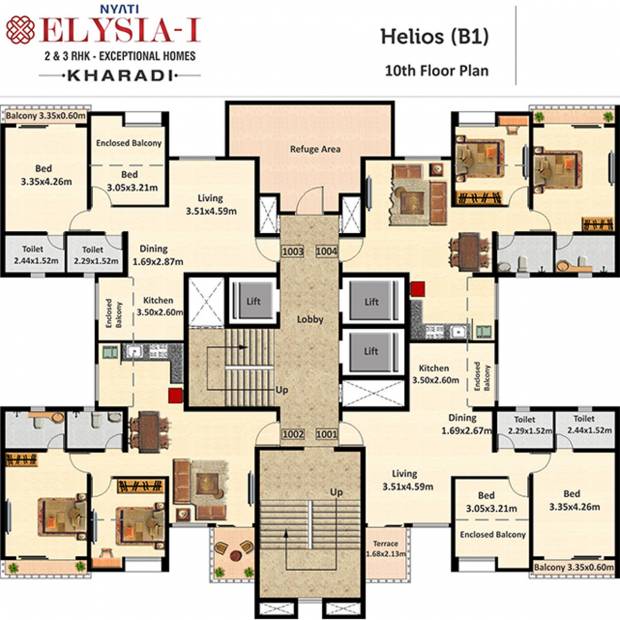 Images for Cluster Plan of Nyati Elysia I