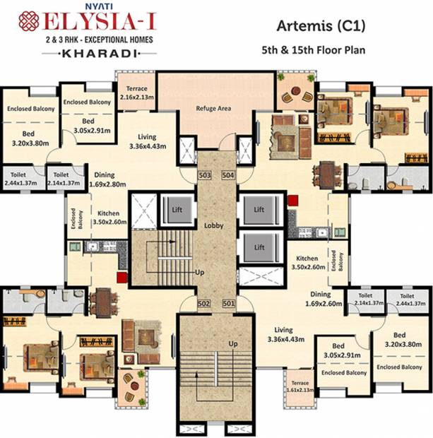 Images for Cluster Plan of Nyati Elysia I