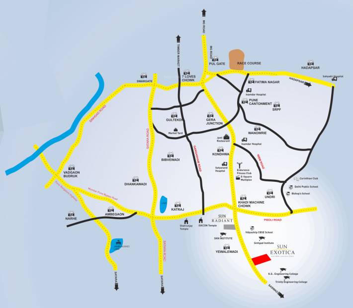 Images for Location Plan of Mittal Sun Exotica Phase 1