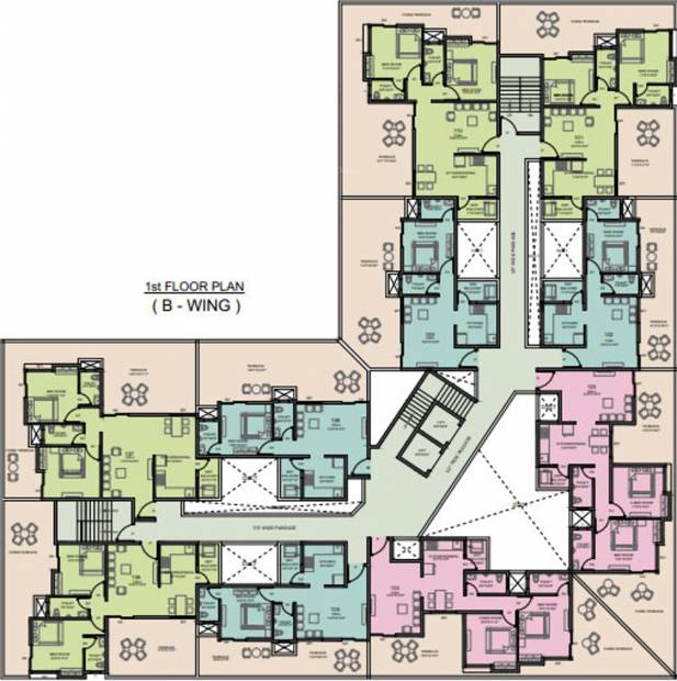 Images for Cluster Plan of Abhiman Blithe Icon Wing B