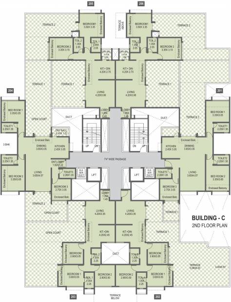 Images for Cluster Plan of Anshul Eva C Building