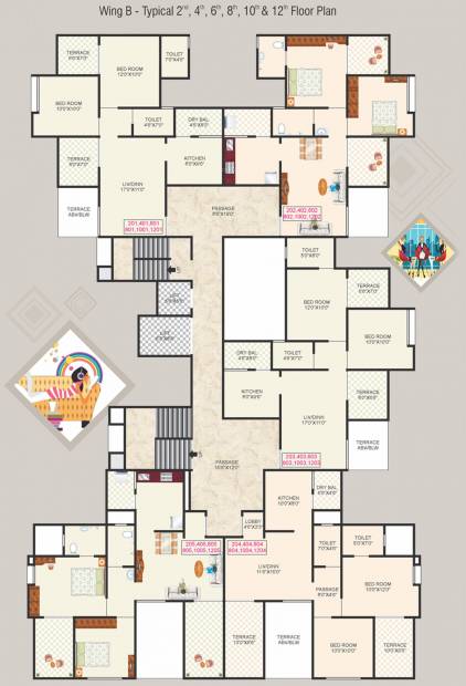 Images for Cluster Plan of Sukhwani Gracia Phase 2 B Wing