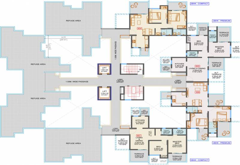 Images for Cluster Plan of Balaji Oriana Crest Apartment