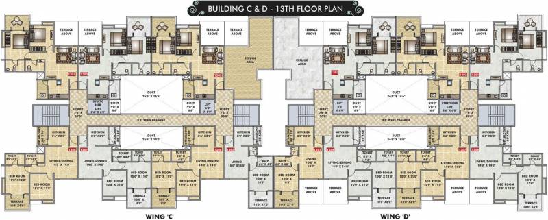 Images for Cluster Plan of ARV Imperia C D And E Building