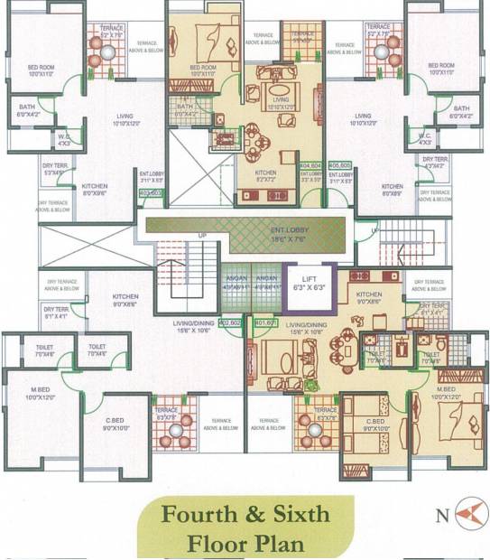 Images for Cluster Plan of Neha Dream Homes Varad Sukriti