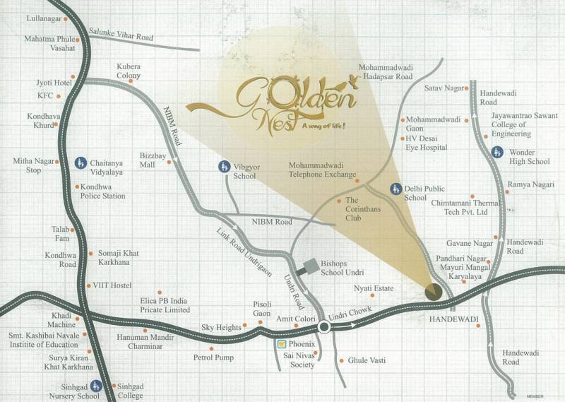 Images for Location Plan of Bhagwat Pardeshi Golden Nest