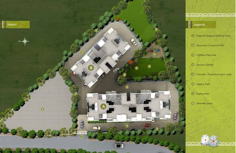 Images for Layout Plan of Sri Sathe Parijat Building A