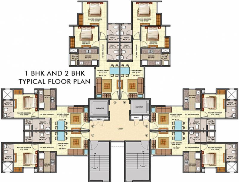 Images for Cluster Plan of Lodha Palava Estela H I J