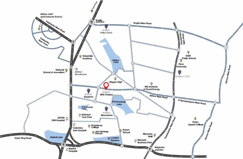 Images for Location Plan of Sobha Pristine Villas