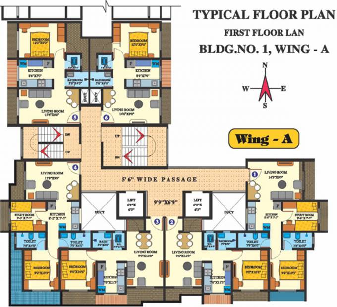 Images for Cluster Plan of DBR Dias Residency Park Wing A