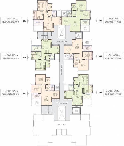 Images for Cluster Plan of Nisarg Unicorn Nisarg Belrose A And C Building