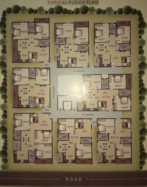 Images for Cluster Plan of SJR Residency