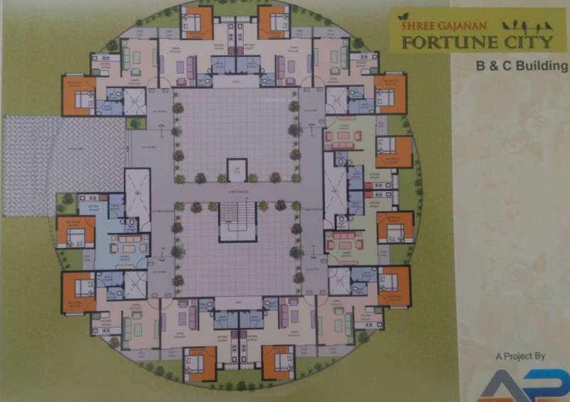 Images for Cluster Plan of A P Shree Gajanan Fortune City