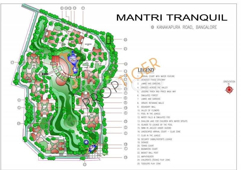  tranquil Images for Site Plan of Mantri Tranquil