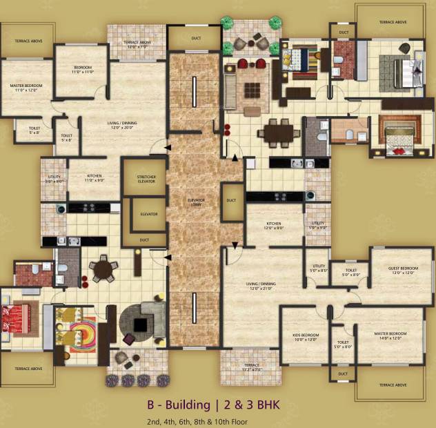 Images for Cluster Plan of Mantri Constructions Eternity B